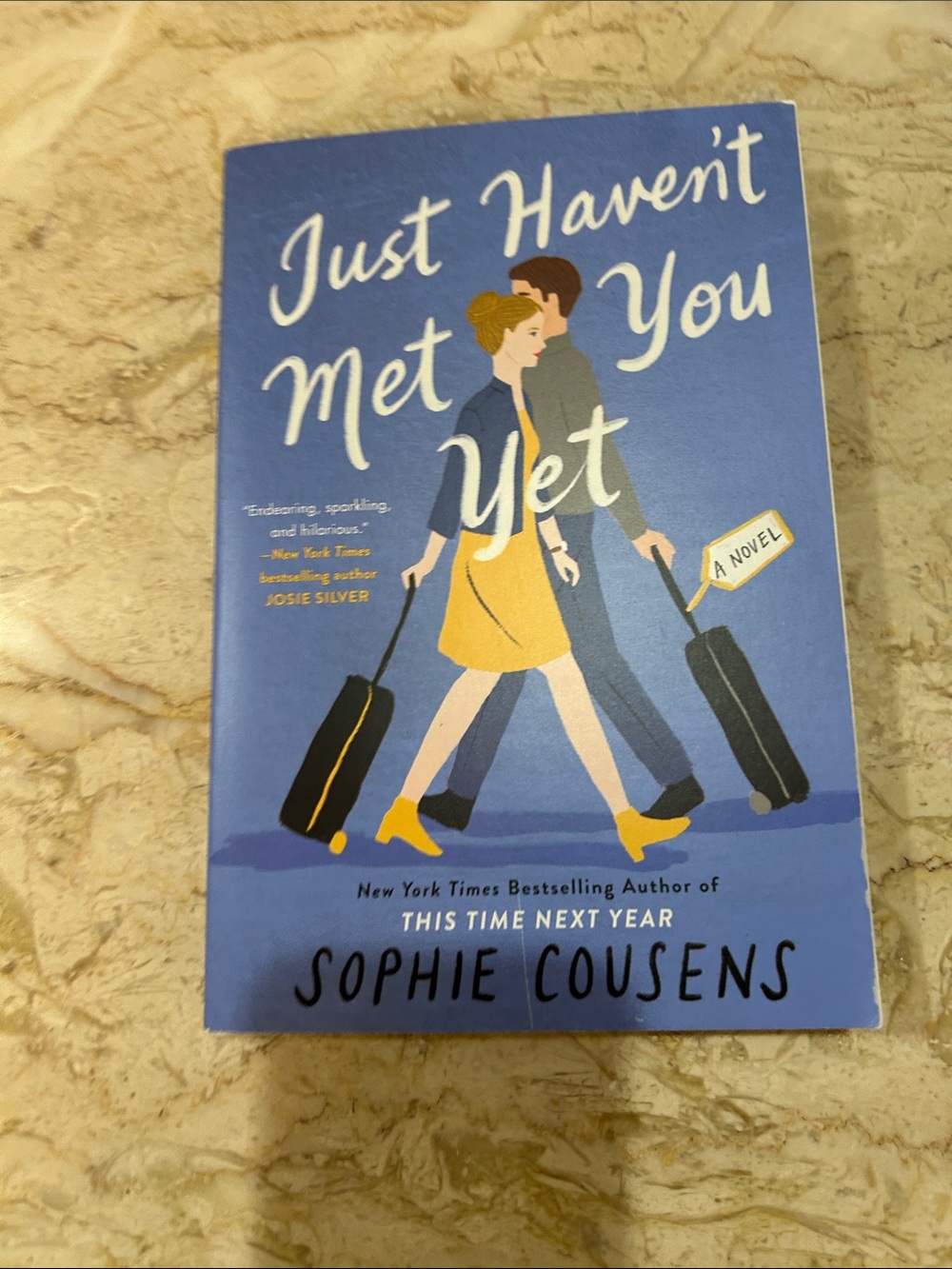 Just Haven't Met You Yet by Sophie Cousens - Blue Cover
